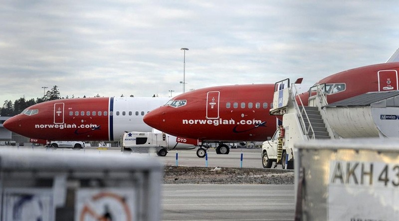 Boeing 737-800 aircraft belonging to budget carrier Norwegian Air stand at Stockholm Arlanda Airport, Sweden, March 6, 2015 (Reuters Photo)