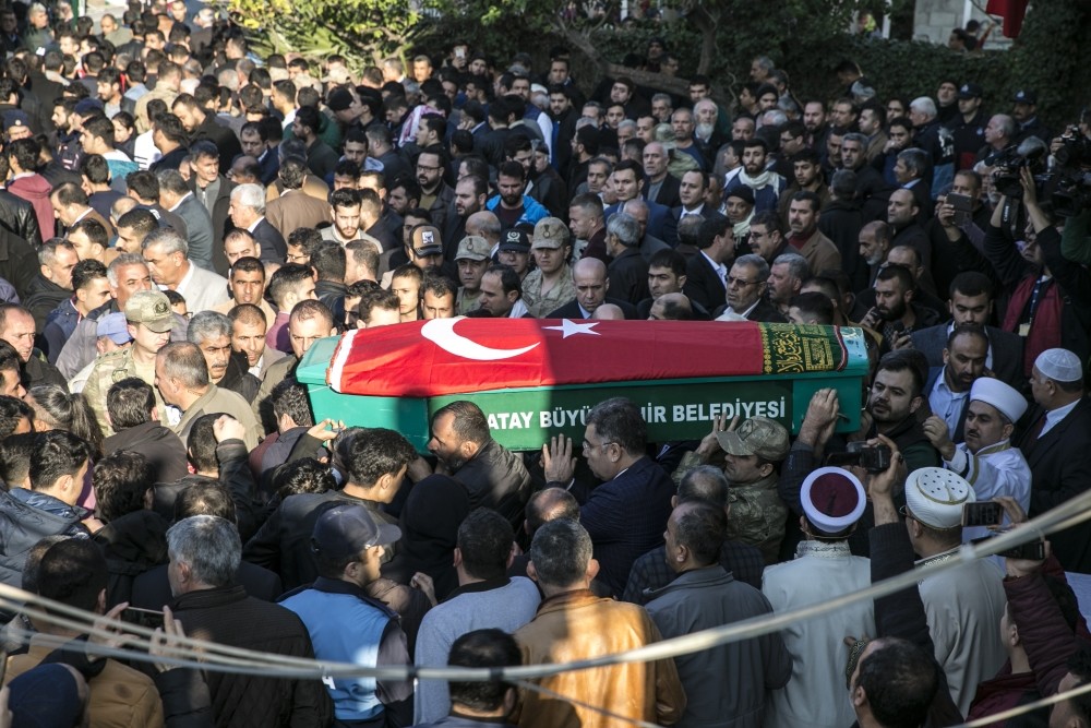 Avlar was buried beside a brother of hers, Abdurrahman, who died in a traffic accident five years ago at the age of 18, Hatay, Jan. 31.