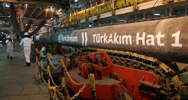 السيل التركي  نقل 5.8 مليارات متر مكعب من الغاز إلى أوروبا في 2020