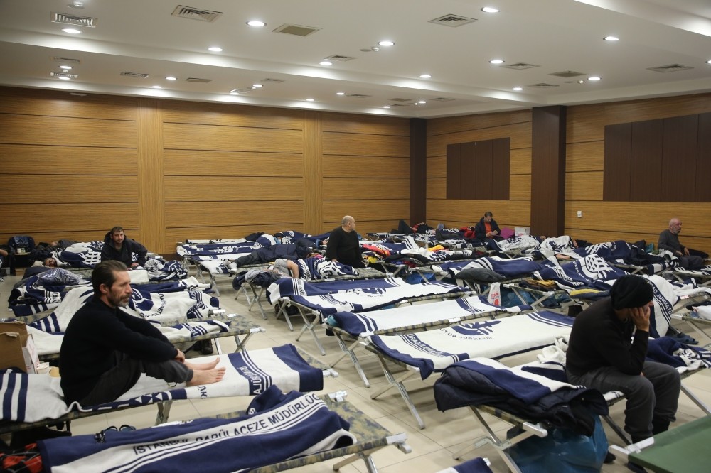 The shelters in Esenyurt and Kayu0131u015fdau011fu0131 districts offer a decent place to sleep and eat for the homeless.