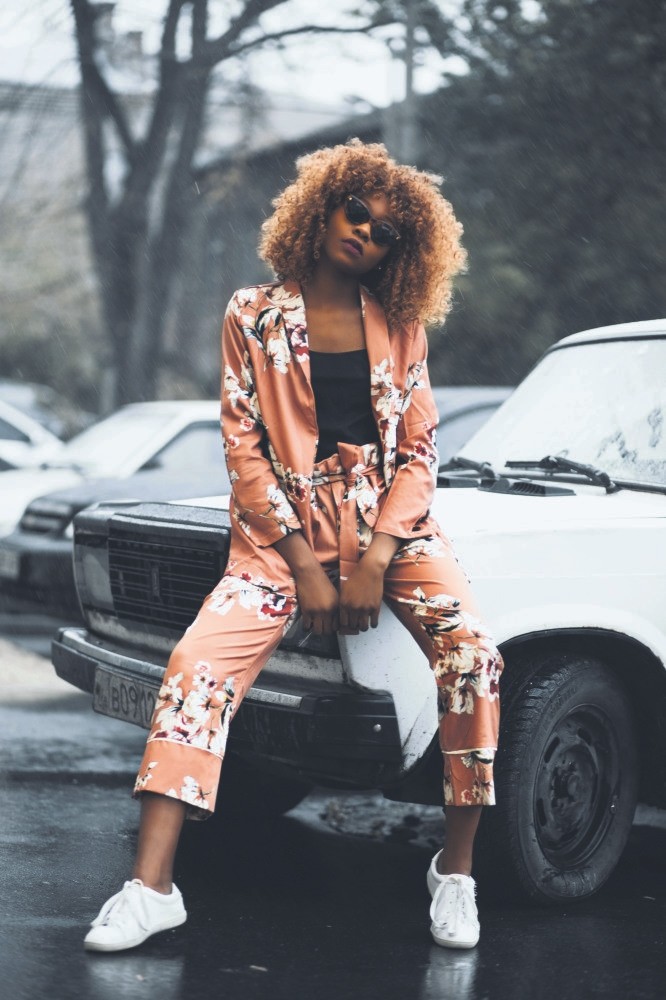 Combine floral jackets with your  ensemble for a perfect spring look.