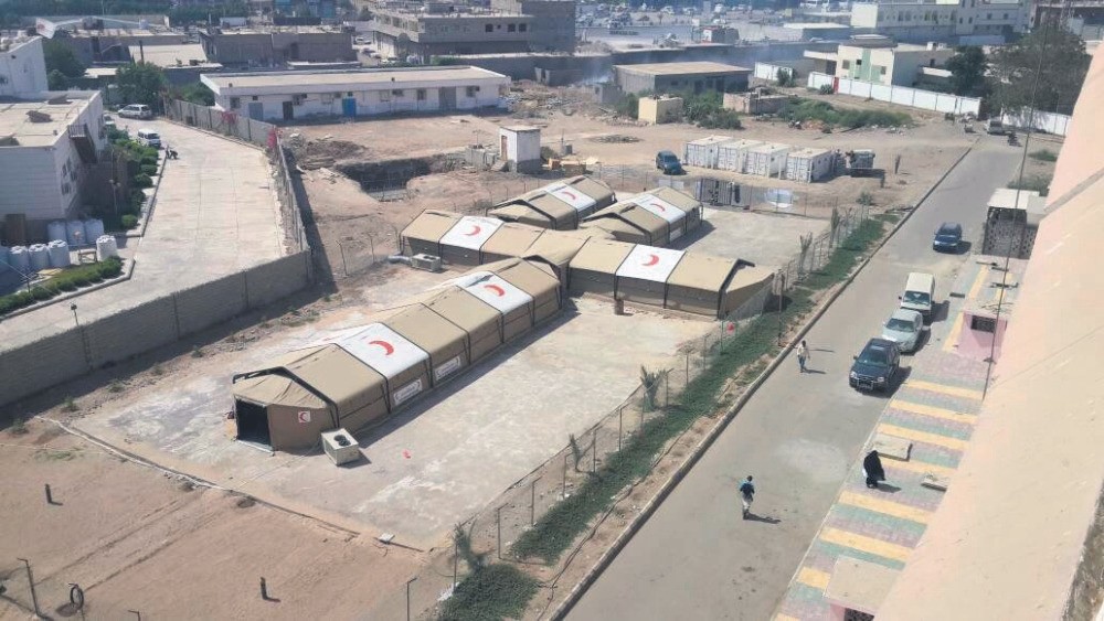 The field hospital is the latest Turkish aid to war-torn Yemen which, is also suffering from epidemic diseases.