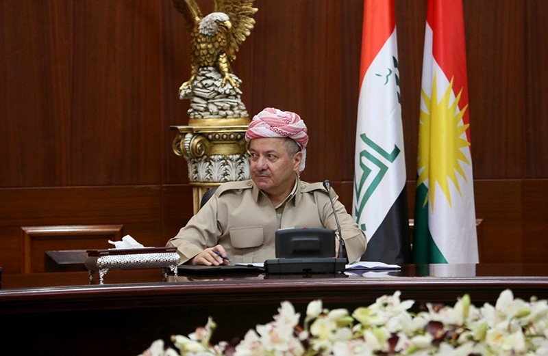 President of the Iraqi Kurdistan Regional Government (KRG) Masoud Barzani  (AA Photo)