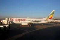 Workers service an Ethiopian Airlines Boeing 737-800 plane at the Bole International Airport in Ethiopia's capital Addis Ababa, January 26, 2017. (Reuters Photo)
