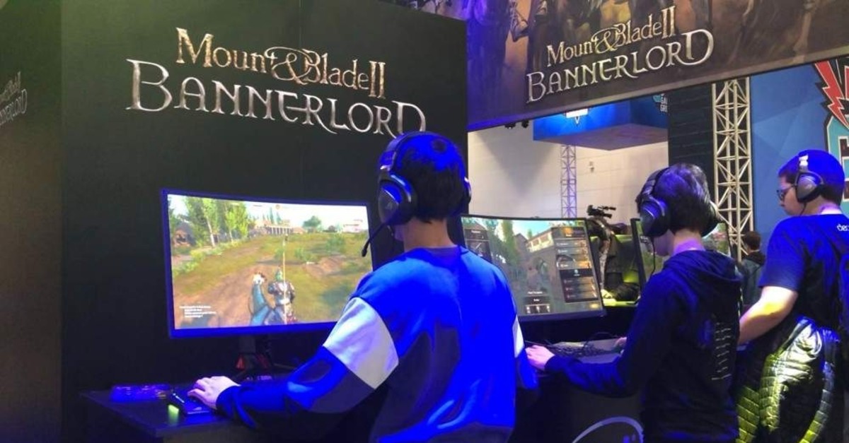 Lucky gamers got to test out the highly-anticipated Turkish game Mount & Blade II: Bannerlord before its release in March. (Photo by Emre Ba?aran)