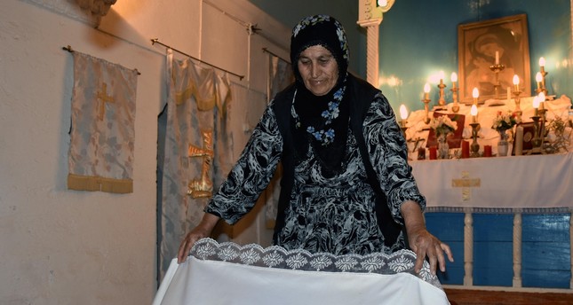 Every day, Hatun Çaçur cleans up the church she “didn’t want to be abandoned to its fate.”