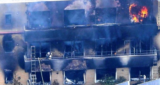 مصرع 33 شخصا في حريق متعمد داخل استوديو بمدينة كيوتو اليابانية