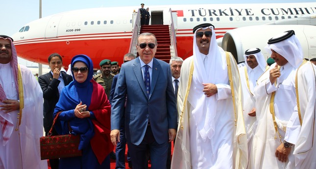أردوغان يصل الدوحة المحطة الأخيرة في جولته الخليجية