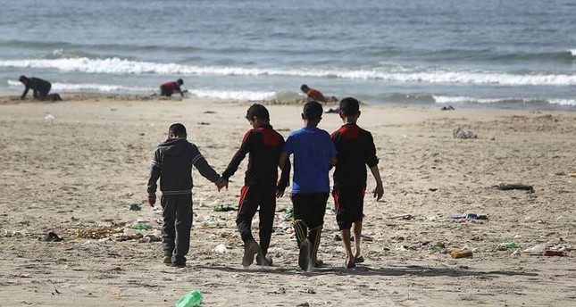 The Israeli strike killed four Palestinian children playing soccer on Gaza Beach, July 16, 2014.