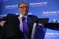 Microsoft principle founder Bill Gates participates in a discussion during a luncheon of the Economic Club of Washington June 24, 2019 in Washington, DC. (AFP Photo)