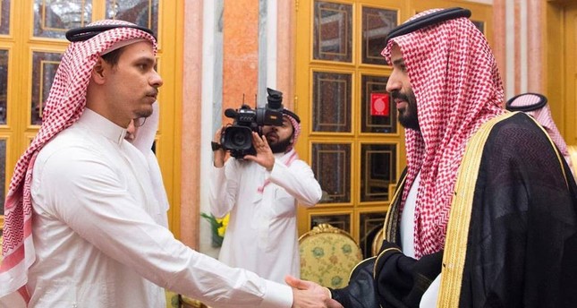 العاهل السعودي وولي عهده يستقبلان نجلي جمال خاشقجي