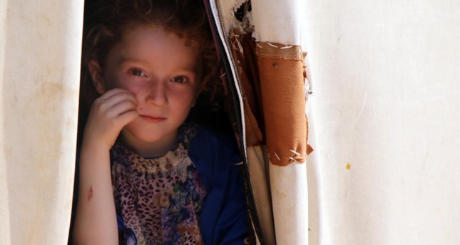 طفلة في مخيمات النزوح في شمال سوريا- إدلب DHA