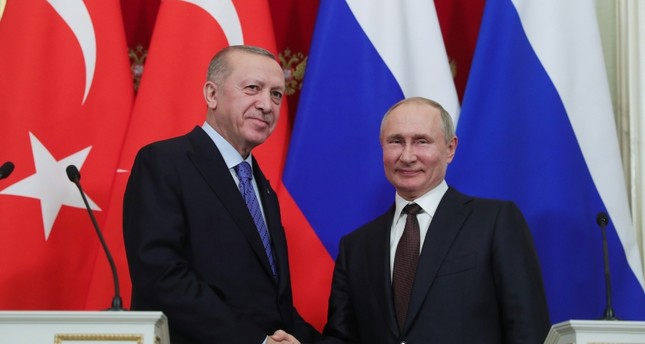 أردوغان وبوتين يتفقان على مواصلة التعاون من أجل السلام في المنطقة