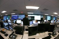 Analysts prepare for the Cyber Storm III, a three-to four-day drill at the National Cybersecurity & Communications Integration Center (NCCIC) just outside Washington, D.C., in Arlington, Virginia, Sept. 24, 2010. (Reuters)
