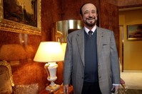 Rifaat Assad poses for a photographer in Paris, Nov. 15, 2011. (AP Photo)