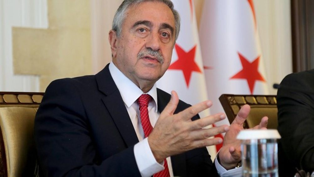 Turkish Cypriot President Mustafa Aku0131ncu0131