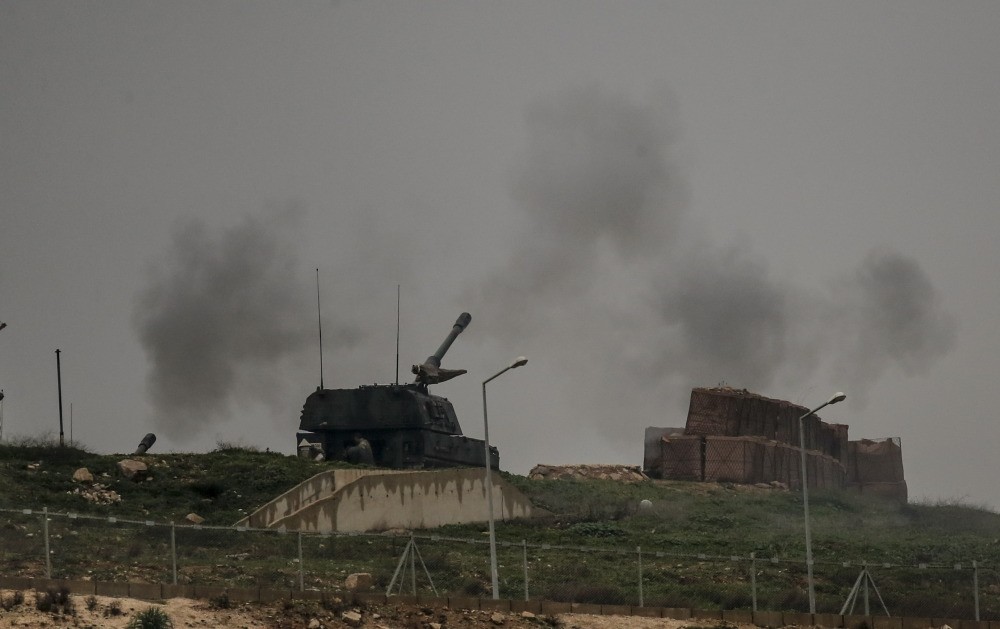 T-155 Fu0131rtu0131na howitzers, which are manufactured in the first Army Maintenance Center Command of the Turkish Military in the industrial city of Sakarya by the Mechanical and Chemical Industry Company, are used in the Afrin offensive.