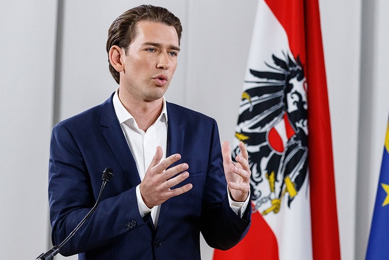  Sebastian Kurz, Austrian Minister of Foreign Affairs and new leader of the Austrian Peoples Party (OeVP), speaks during a press statement, in Vienna (EPA Photo)