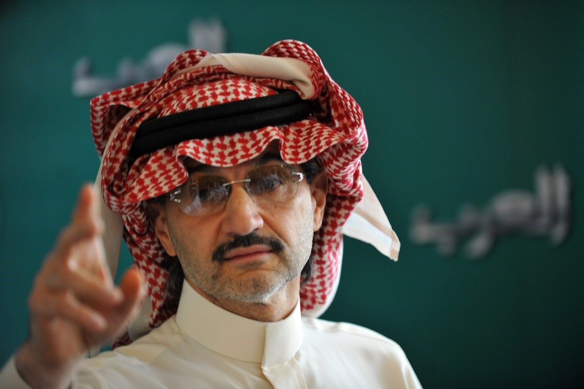 File Photo of Saudi tycoon Prince Alwalid bin Talal