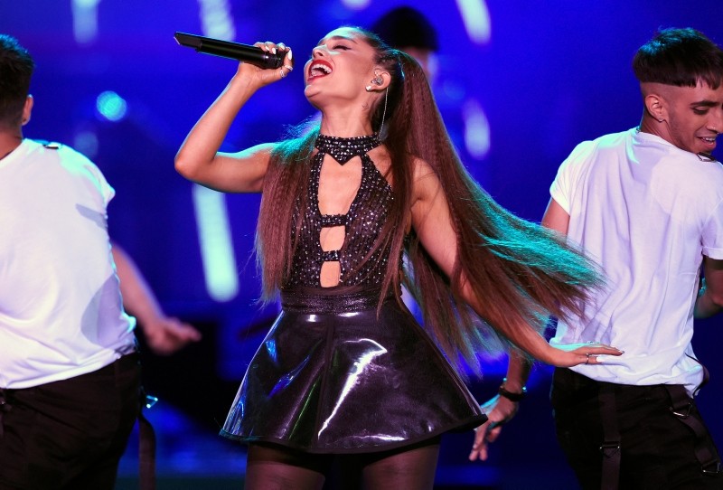 In this June 2, 2018 file photo, Ariana Grande performs at Wango Tango in Los Angeles. (AP Photo)