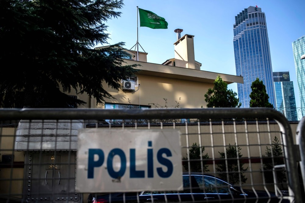 A general view of the Saudi Arabian Consulate in Istanbul on Oct. 7, where Jamal Khashoggi was strangled to death on Oct. 2.