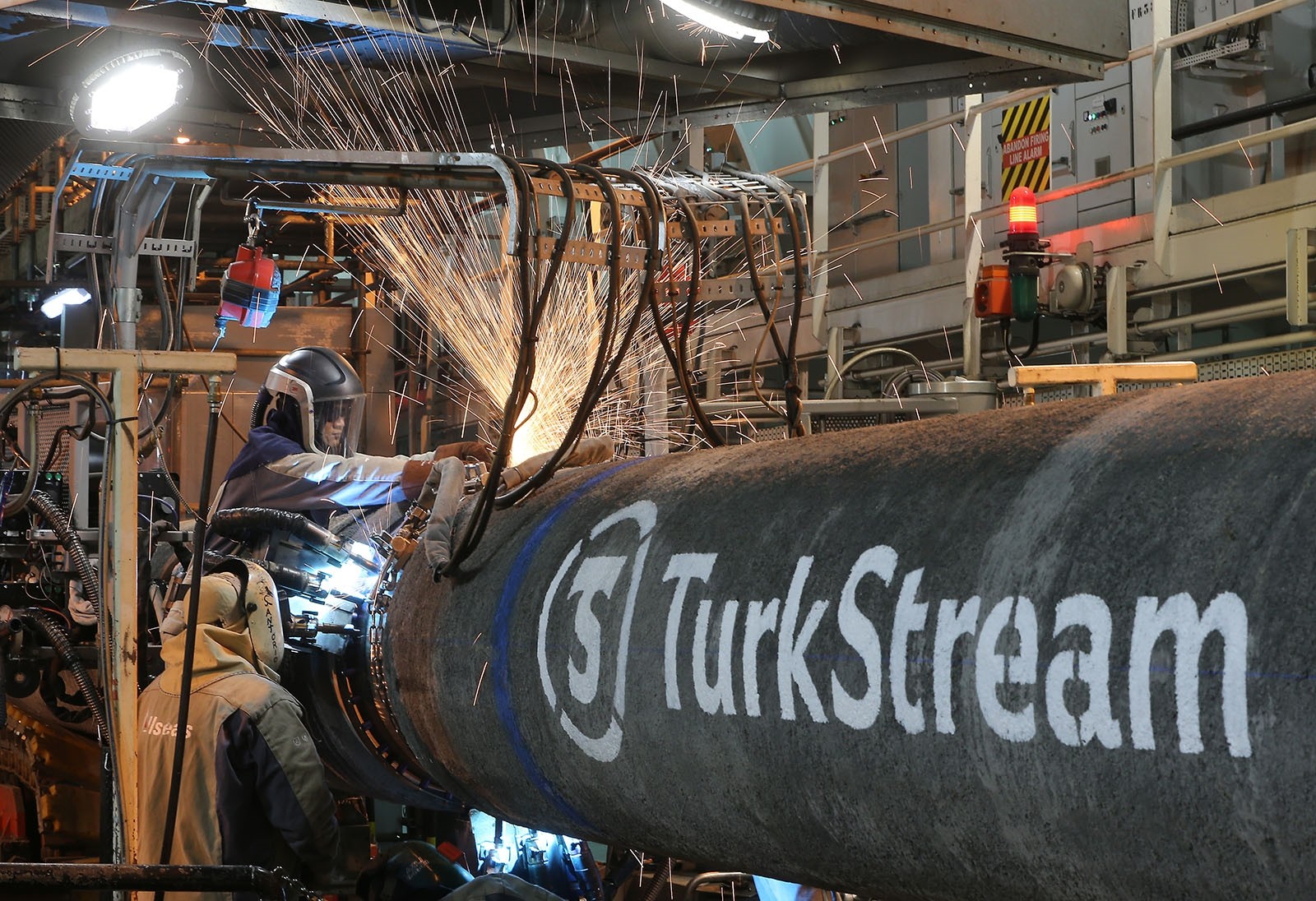 TurkStream’s first line reaches Turkey’s Black Sea coast