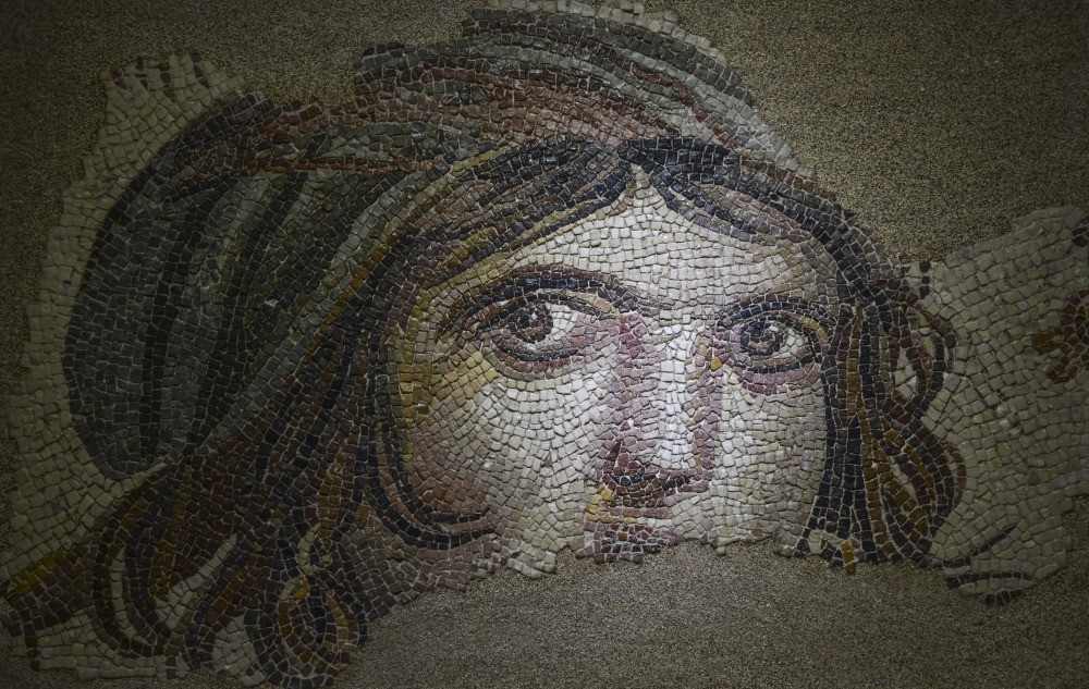 Gypsy Girl mosaic is on display at a museum in the city of Gaziantep. Pieces believed to belong it were installed at a floor at Ohiou2019s Bowling Green State University.