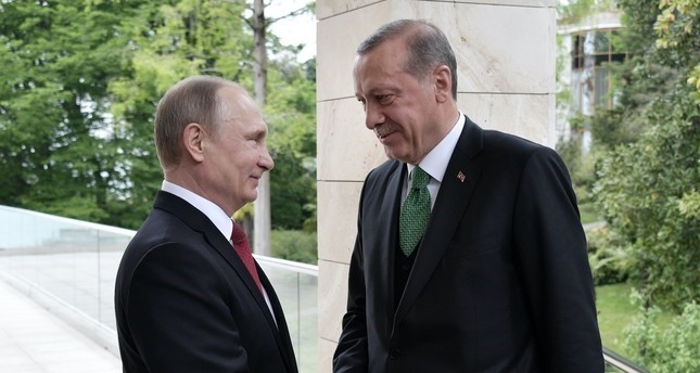Präsident Erdoğan trifft Wladimir Putin in Sotschi