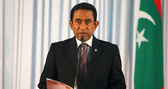 الرئيس المالديفي عبدالله يمين