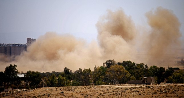 الحدود السورية الأردنية AFP