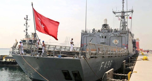 وصول سفينة حربية تركية إلى الدوحة للمشاركة في مناورات مشتركة