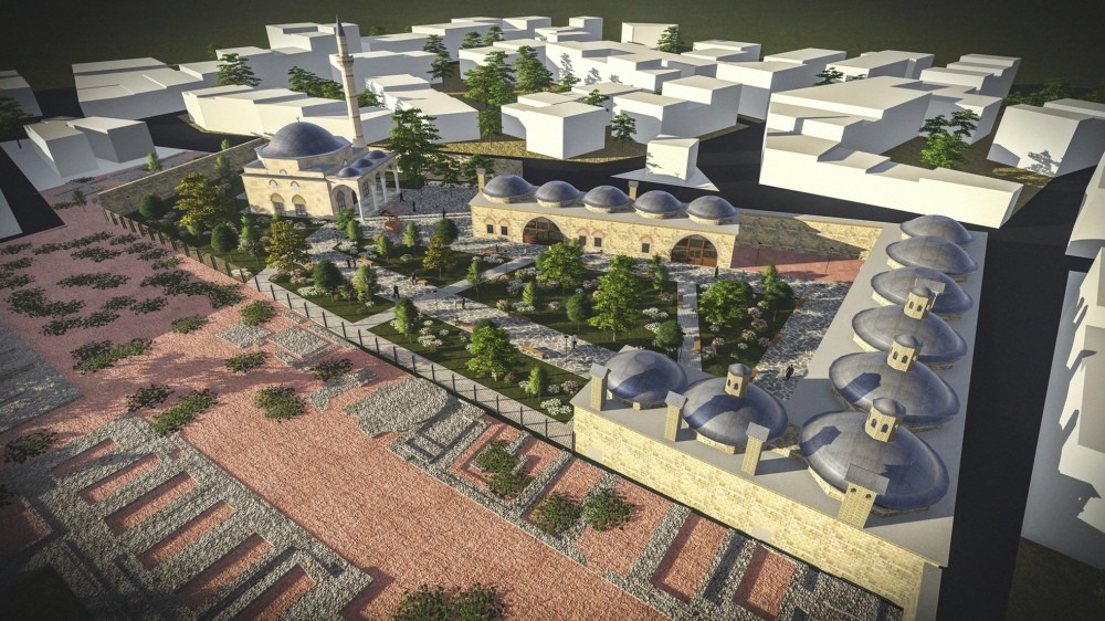 A model for the restoration project for Sinan Pau015fa Kulliyah.