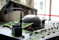 A mini-model for the ongoing building of the Panorama Museum in Bursa.