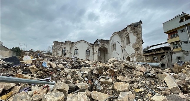 صورة أرشيفية لمسجد متهدم الأناضول