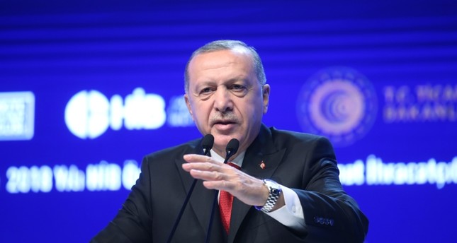 أردوغان: ملتزمون بزيادة صادراتنا إلى 500 مليار دولار