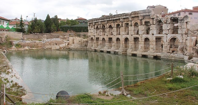 حمام بنت الملك الروماني في ولاية يوزغات التركية