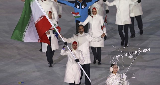 الفريق الإيراني المشارك في الألعاب الأولمبية AP