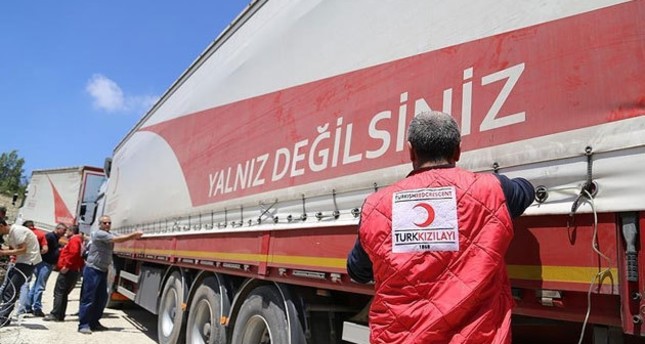 تركيا أرسلت ألف شاحنة مساعدات إنسانية إلى العراق منذ 2014