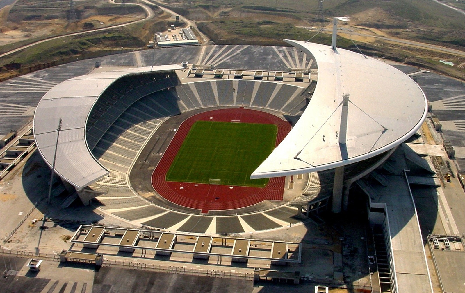 Aerial view of Atatu00fcrk Olympic Stadium in Istanbul, Turkey. (AA Photo)