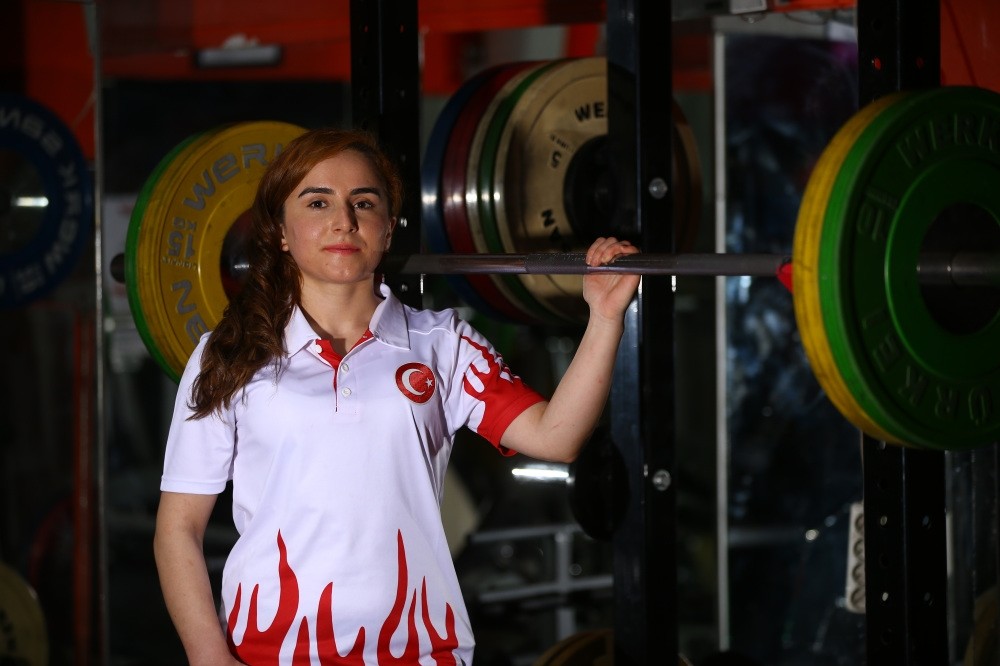 Du00f6ndu00fc Yeu015filyurt has won titles both in weightlifting and judo in only a couple of years after she took up both sports.
