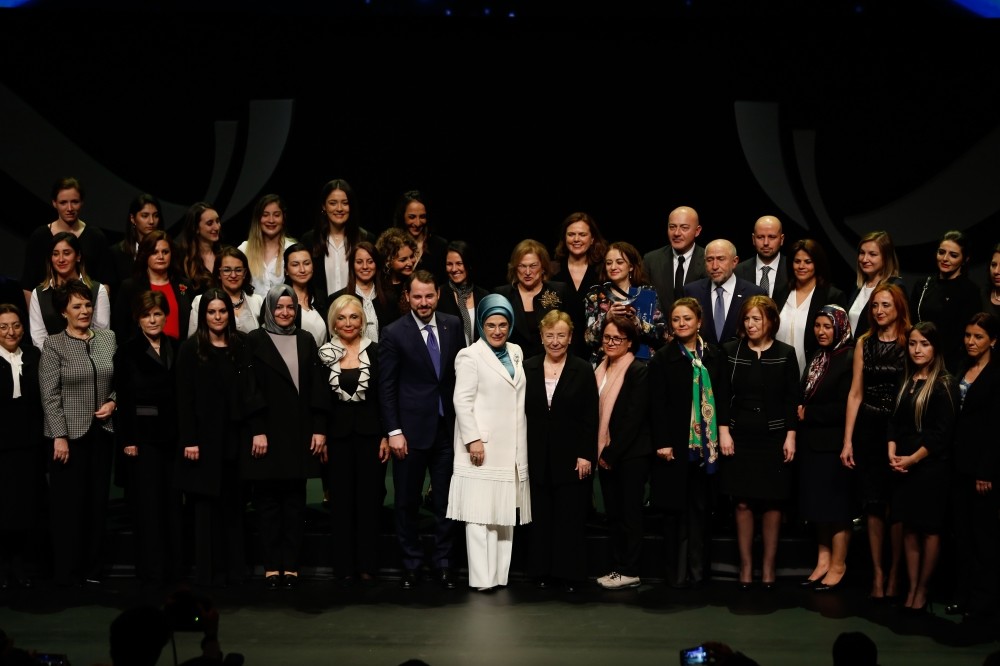 Energy and Natural Resources Ministry held the ,Women Empowering Turkey, awards ceremony to honor women who have contributed to the Turkish energy industry to inspire the involvement of more women in the male-dominated sector, Istanbul, March 6.