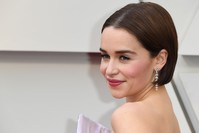 In this file photo taken on February 24, 2019 Emilia Clarke arrives for the 91st Annual Academy Awards at the Dolby Theatre in Hollywood, California. (AFP Photo)