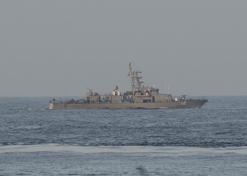 US Navy ship fires at Iranian vessel in Persian Gulf | Daily Sabah