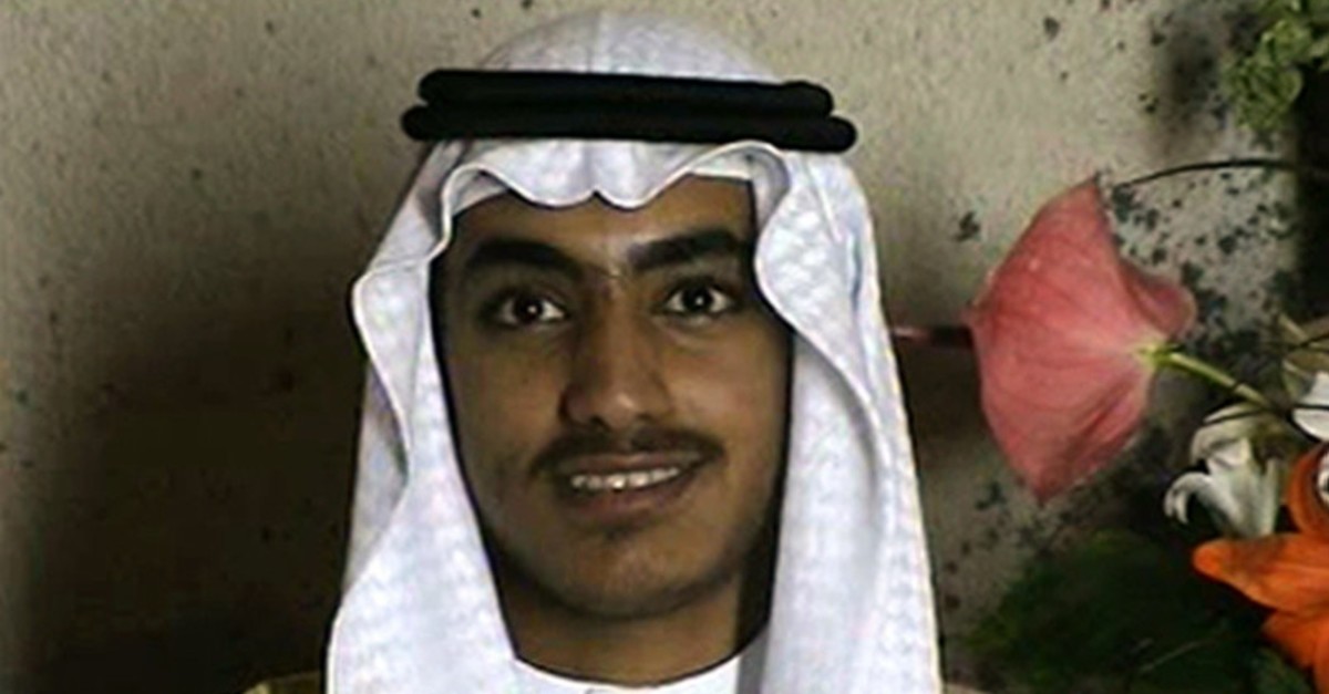 In this image from video released by the CIA, Hamza bin Laden is seen as an adult at his wedding (AP Photo)