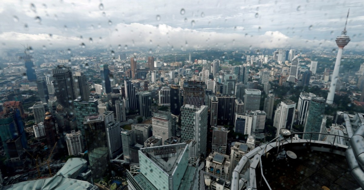 A view of the Malaysian capital Kuala Lumpur's skyline.