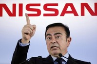 In this May 11, 2012, file photo, then Nissan Motor Co. President and CEO Carlos Ghosn speak during a press conference in Yokohama, near Tokyo. (AP Photo)