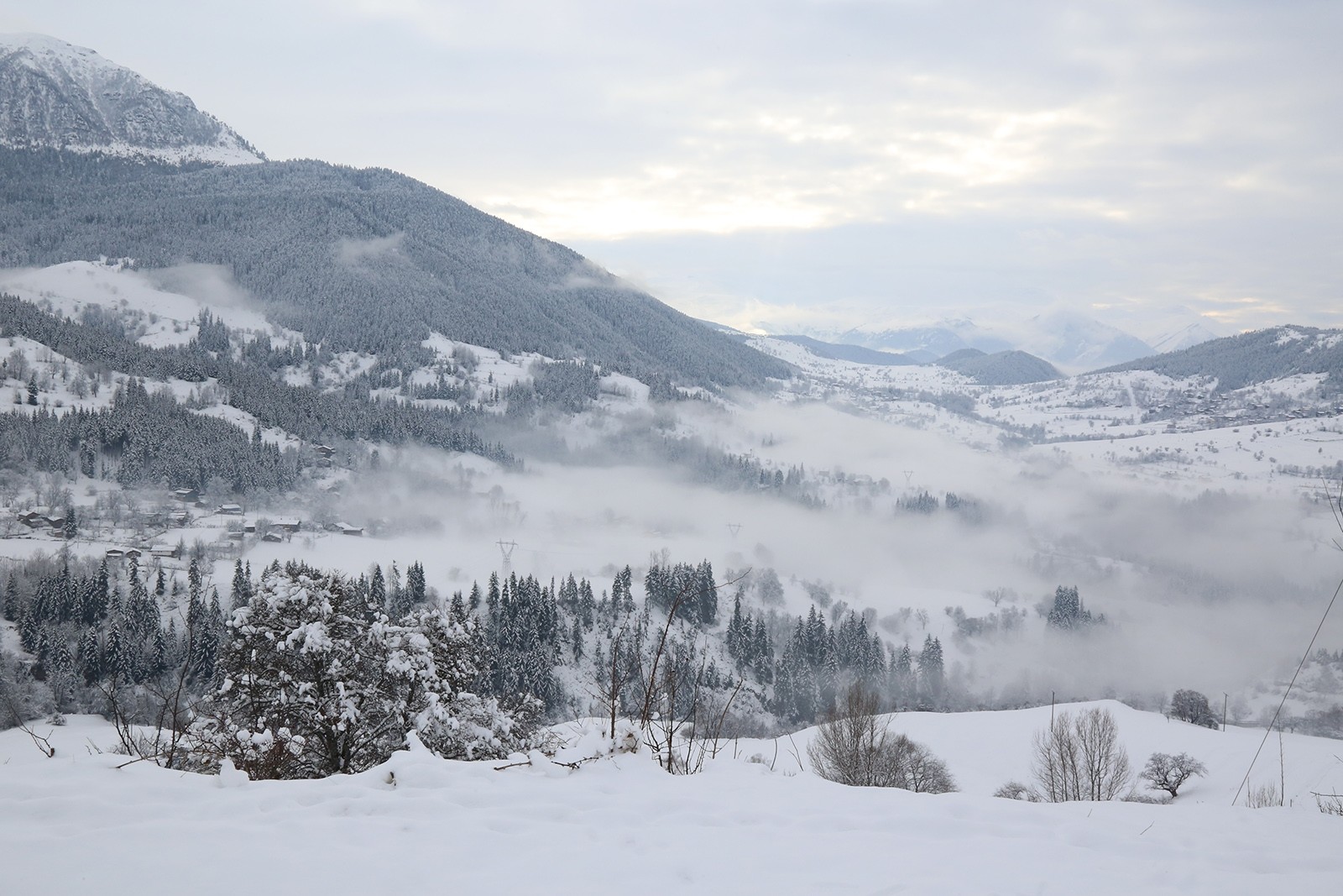 Зима в Турции: самые красивые снежные пейзажи