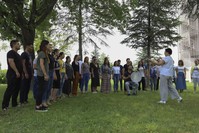 Tu00dcRKSOY Youth Choir rehearsed for their concerts in Ankara.