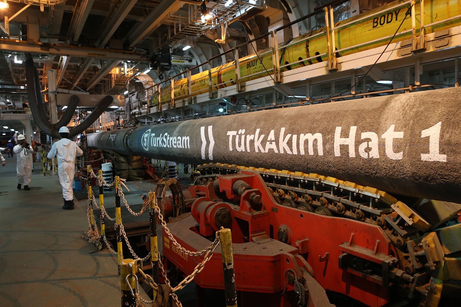 TurkStream’s first line reaches Turkey’s Black Sea coast