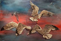 Fehim u0130brahimhakku0131ou011flu, who says that pebbles come in all different colors, mostly prefers painting scenes from nature in his images.